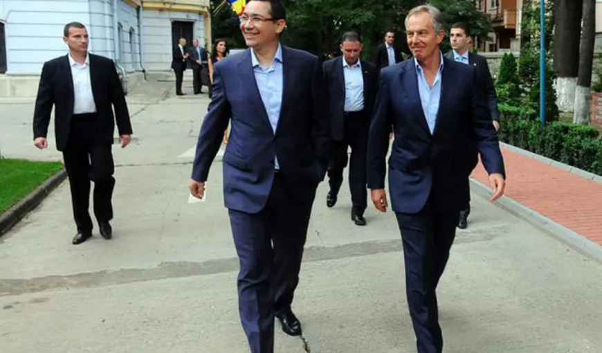 Tony Blair, REACŢIE OFICIALĂ după ce vizita sa în România a apărut în noul dosar al lui Victor Ponta