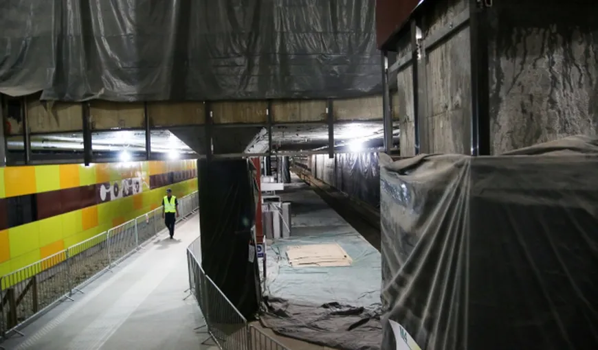 Se apropie de final lucrările la două noi staţii de metrou din Bucureşti