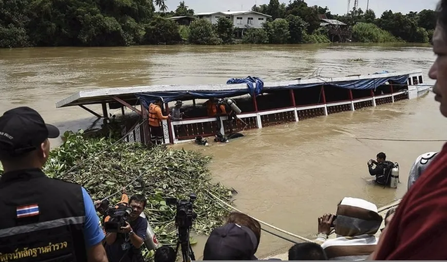 Prăpăd în Thailanda. 27 de persoane au murit în urma naufragiului de duminică. Două persoane, dispărute