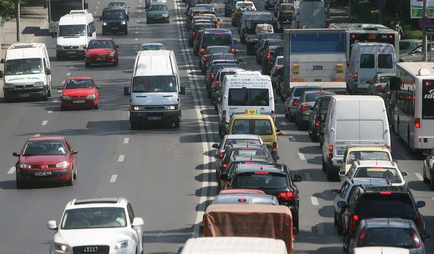 Traficul a fost blocat pe Şoseaua de Centură a Capitalei, ca urmare a unui protest al transportatorilor