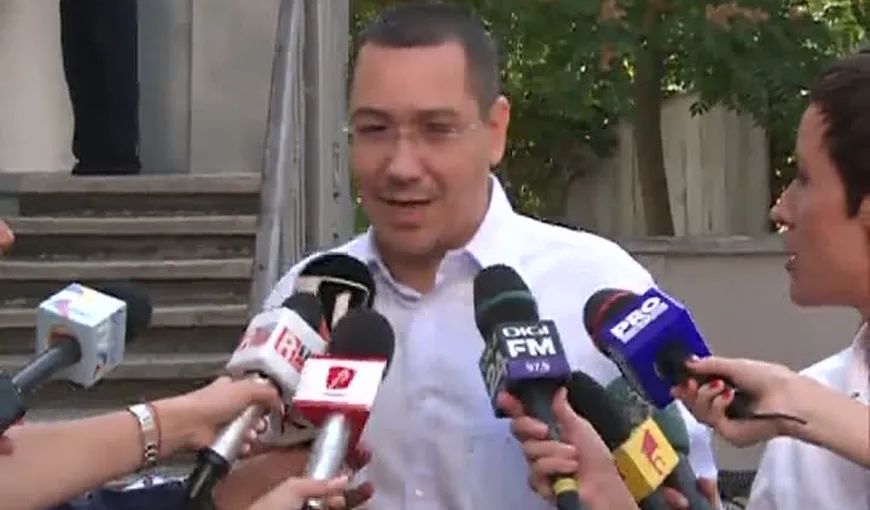 Victor Ponta, la secţia de Poliţie: „Astăzi o să scriu despre dosar”