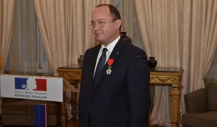 Bogdan Aurescu, fost ministru al Afacerilor Externe, a primit medalia Legiunea de Onoare în grad de Cavaler