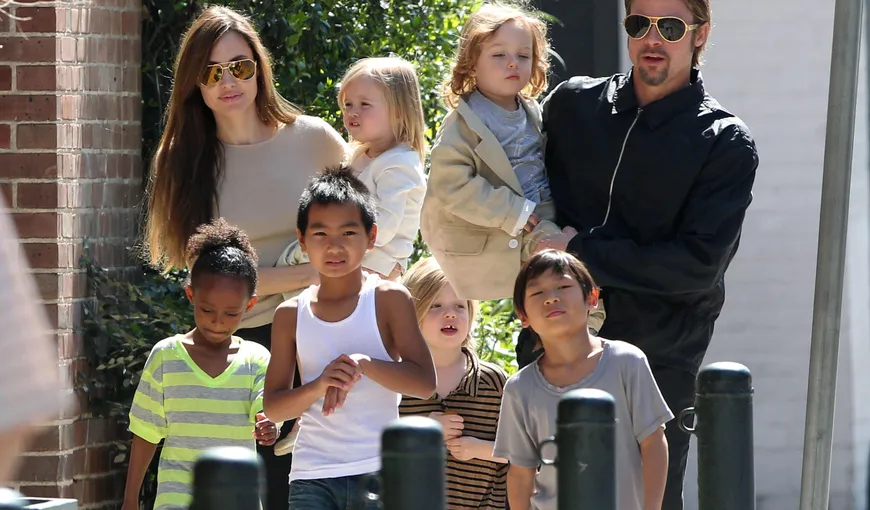 Brad Pitt şi Angelina Jolie au căzut de acord în ceea ce priveşte custodia celor şase copii ai lor