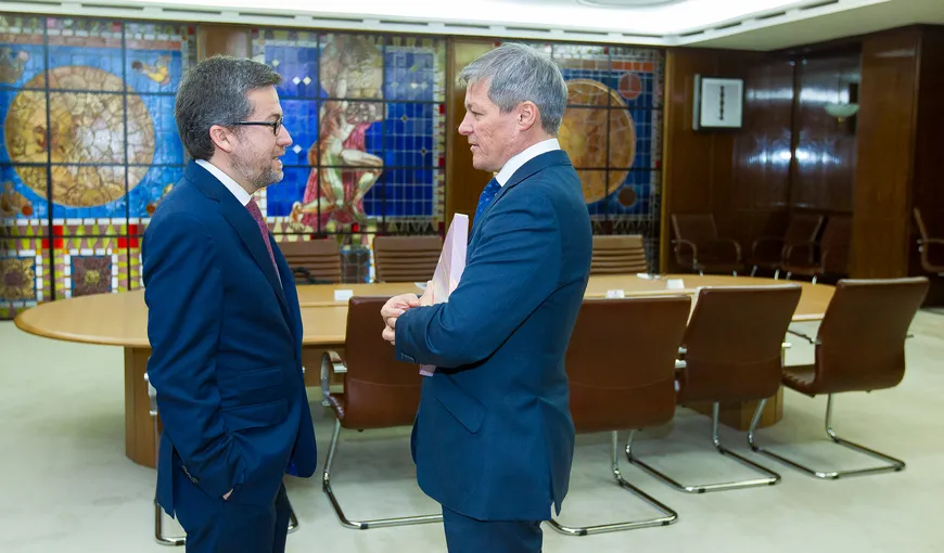 Dacian Cioloş a discutat cu comisarul european pentru cercetare şi inovare despre programul de la Măgurele