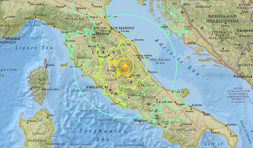 Italia, zguduită de trei cutremure puternice în interval de numai două ore VIDEO UPDATE