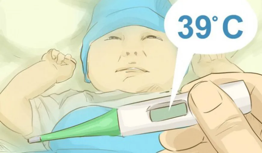 Cel mai eficient mod în care poţi scădea febra copilului fără medicamente, în doar 5 minute