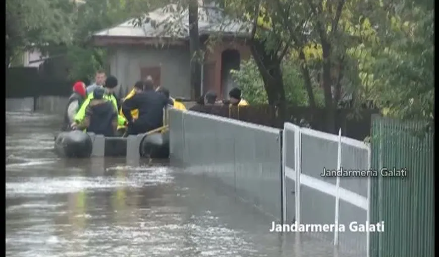Guvernul a aprobat acordarea de ajutoare de urgenţă persoanelor afectate de inundaţiile din Galaţi