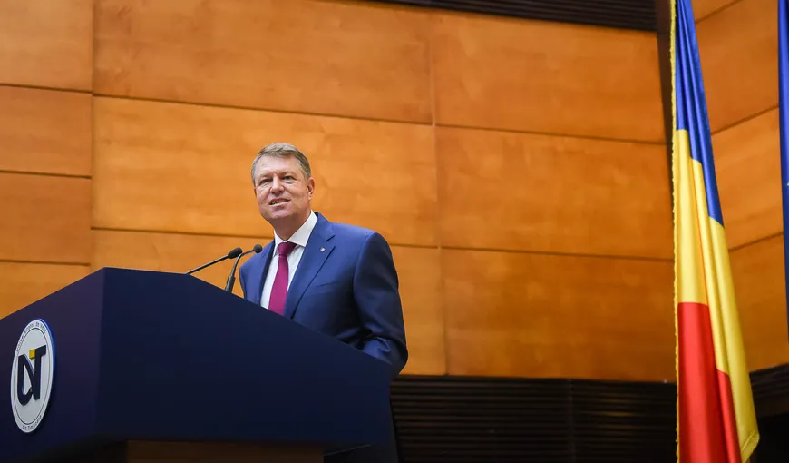 Klaus Iohannis: Un politician dovedit ca plagiator trebuie să dispară din spaţiul politic UPDATE