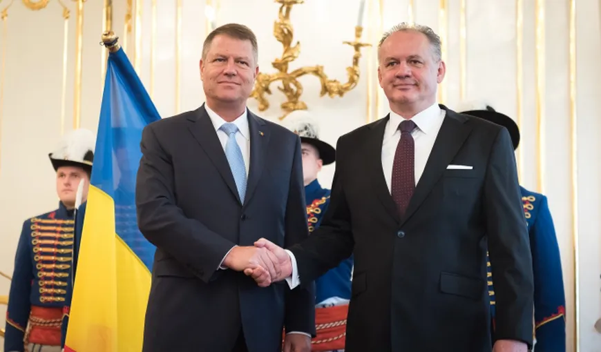 Preşedintele Slovaciei va efectua luni şi marţi o vizită de stat în România