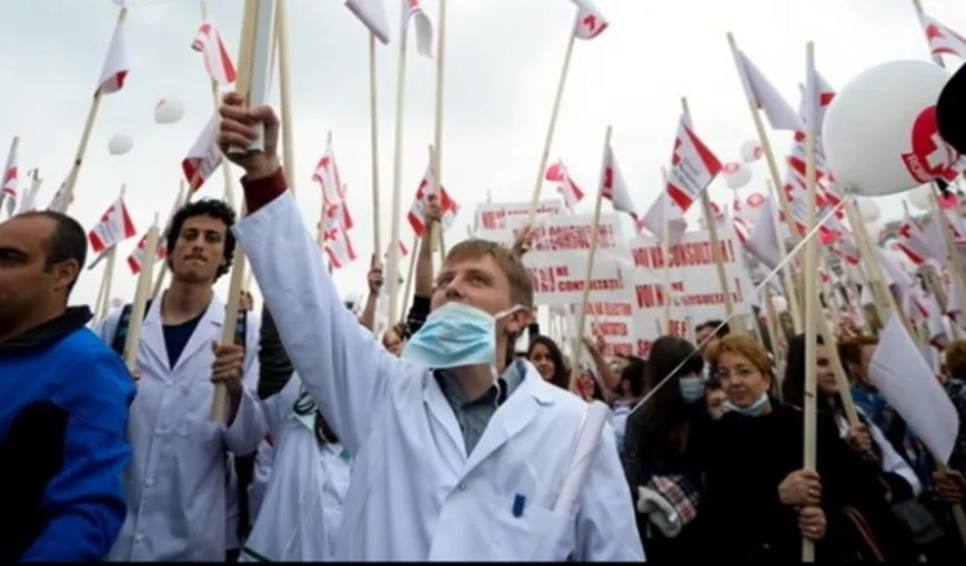 Sindicaliştii din Sănătate anunţă proteste la Ministerul Sănătăţii pe 21 octombrie. Activitatea, întreruptă timp de două ore