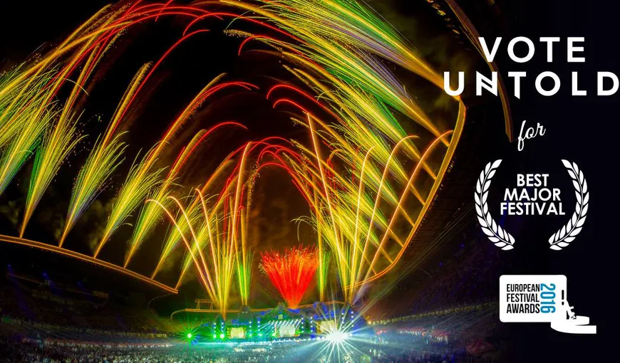 UNTOLD, nominalizat pentru a doua oară la „Best Major Festival” din cadrul European Festival Awards