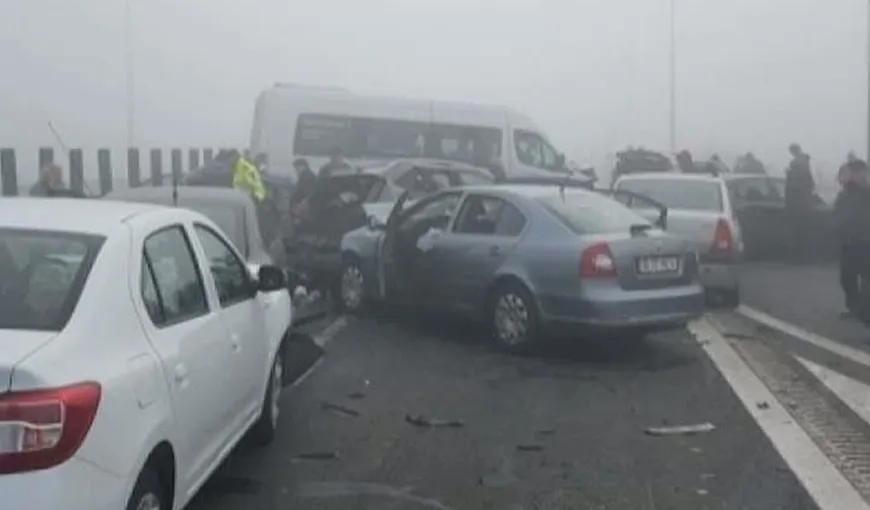 ACCIDENT pe Autostrada Soarelui. Mărturii CUTREMURĂTOARE ale răniţilor: Maşinile se izbeau. Oamenii erau plini de sânge VIDEO