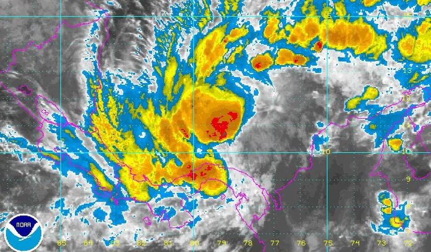 Cod ROŞU în Costa Rica. Furtuna tropicală Otto se transformă în uragan