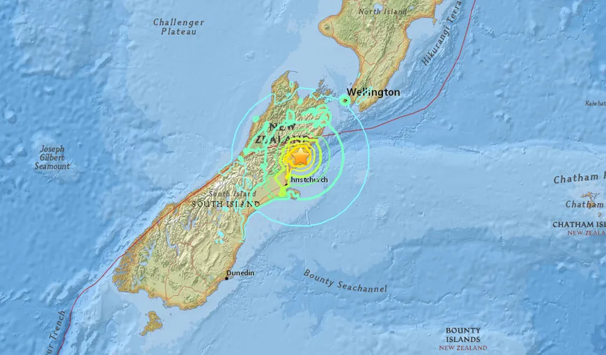Cutremurul de 7,8 din Noua Zeelandă a apropiat cu doi metri principalele două insule
