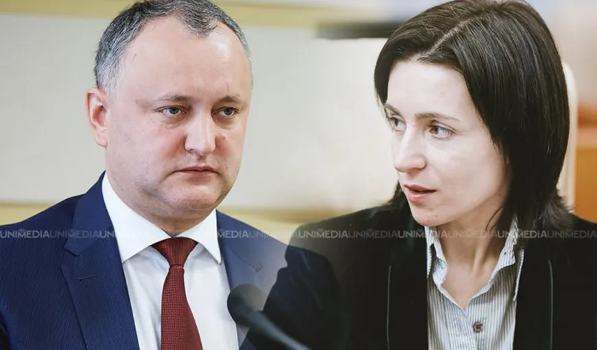 Algeri R, Moldova: Igor Dodon îi cere Maiei Sandu să se dezică de cetăţenia română