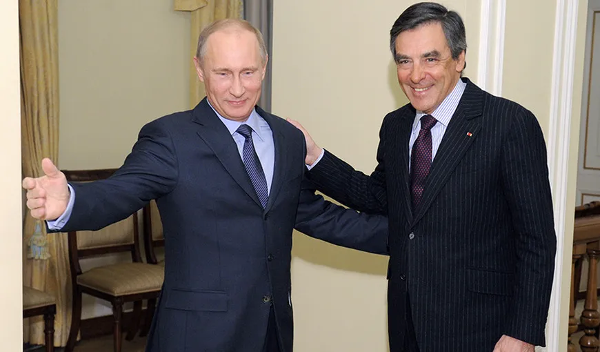 Francois Fillon este în RELAŢII BUNE cu Vladimir Putin