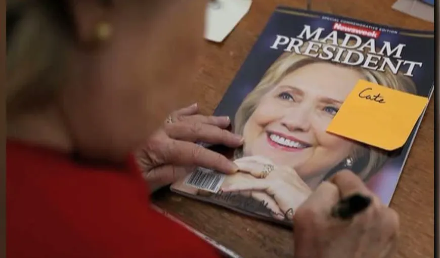 Gafă uriaşă! O revistă din SUA s-a grăbit să marcheze victoria lui Hillary Clinton în alegerile prezidenţiale