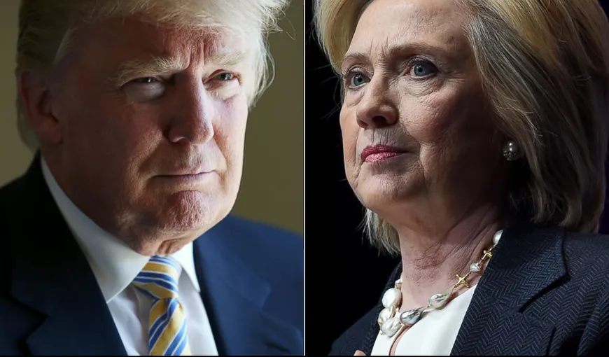 Alegeri SUA. Donald Trump şi Hillary Clinton, la egalitate în sondaje