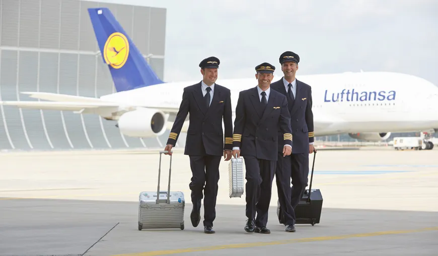 Greva piloţilor: Lufthansa a anulat, miercuri, 900 de zboruri