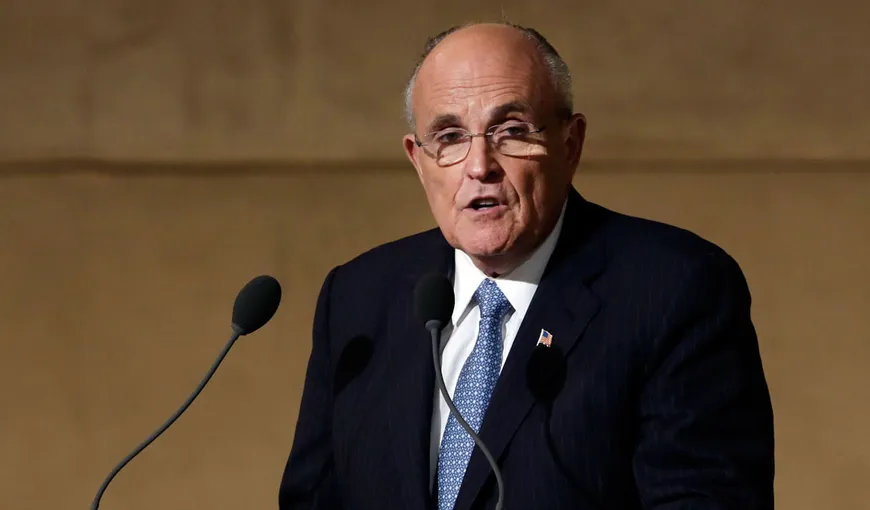 Fostul primar al oraşului New York Rudy Giuliani, considerat favorit în preluarea funcţiei de Secretar de Stat în mandatul lui Trump