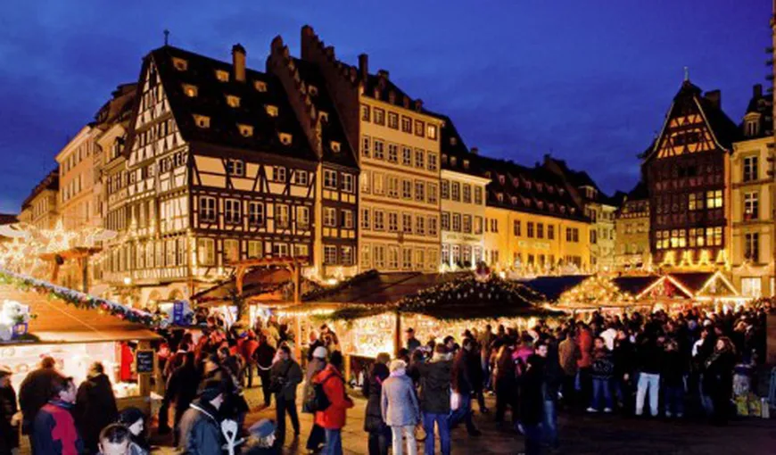 Târgul de Crăciun din Strasbourg s-a deschis în condiţii de securitate crescute în faţa riscului de atentate