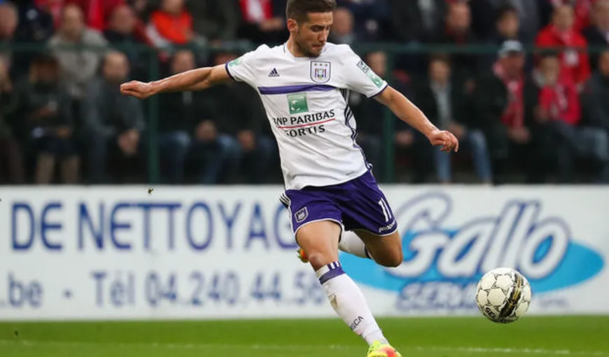 Alex Chipciu, gol FABULOS pentru Anderlecht în Belgia VIDEO