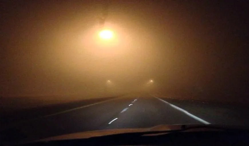 COD GALBEN de ceaţă în mai multe judeţe din sudul ţării. Avertismentul meteorologilor UPDATE