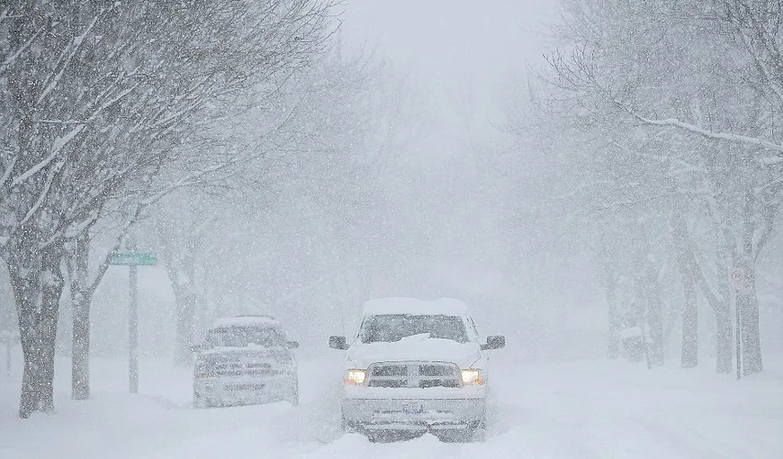 O furtună de zăpadă a paralizat mai multe state din SUA