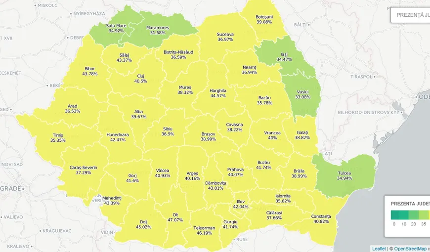 Votul pe regiuni istorice: Oltenii au fost cei mai harnici, moldovenii cei mai leneşi