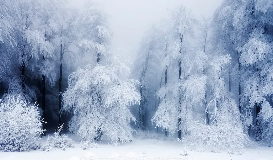Cea mai scăzută temepratură din această iarnă, în România. S-au înregistrat minus 23,4 grade Celsius