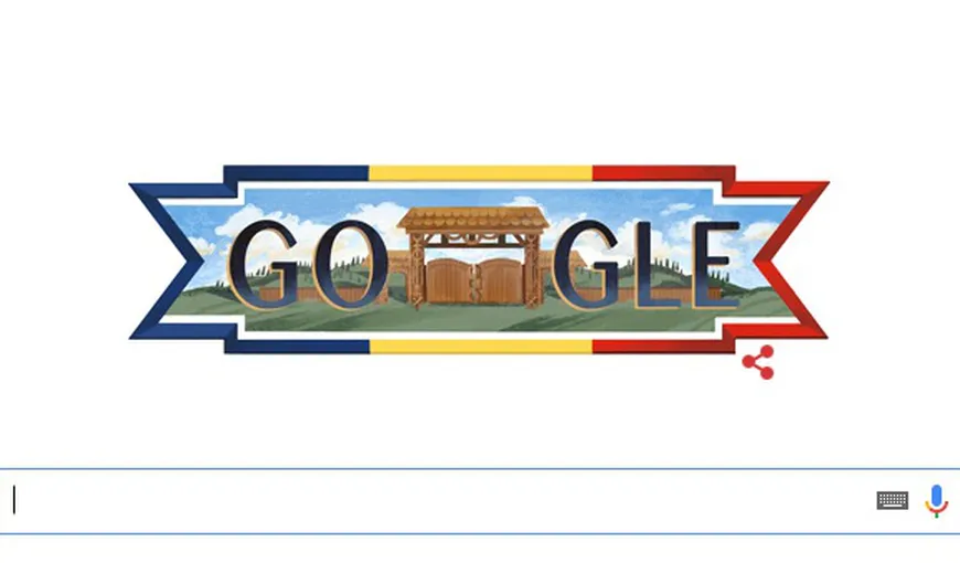 Ziua Naţională. Google, logo special pentru România de 1 Decembrie