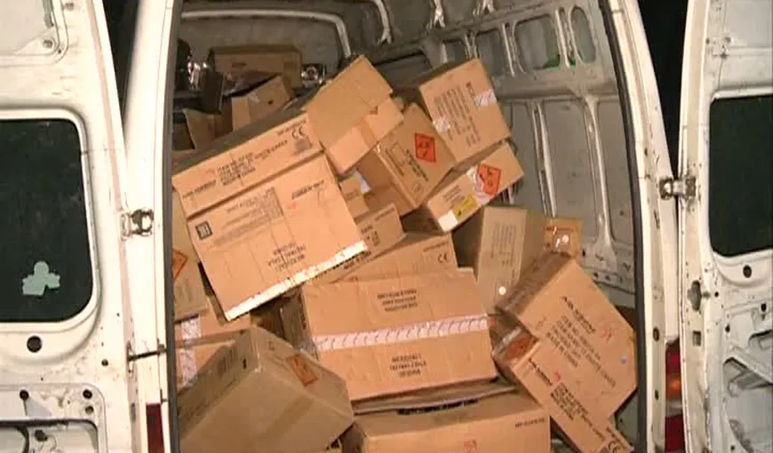 Captură de proporţii în Ilfov. Trei tone de materiale pirotehnice au fost confiscate VIDEO