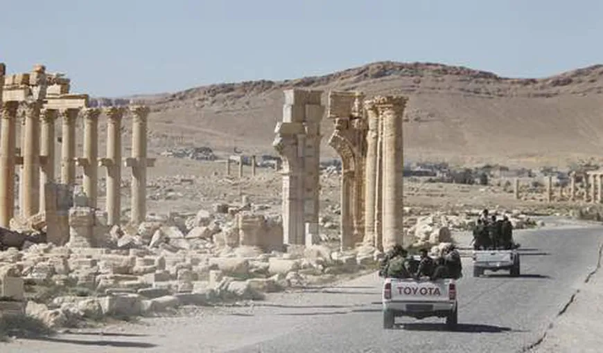 Statul Islamic a fost alungat din nou de ruşi din Palmira. Peste 300 de jihadişti ucişi şi 11 tancuri distruse