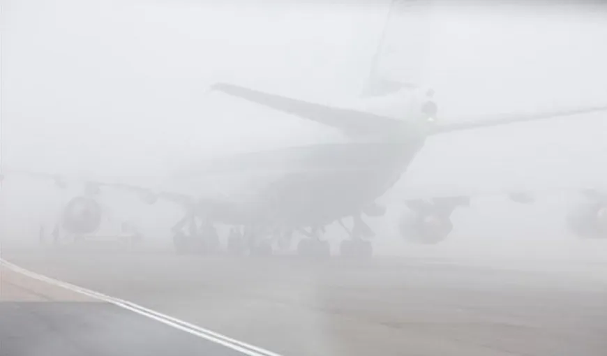 Trei curse aeriene interne, anulate deoarece nu puteau ateriza pe Aeroportul Iaşi din cauza ceţii