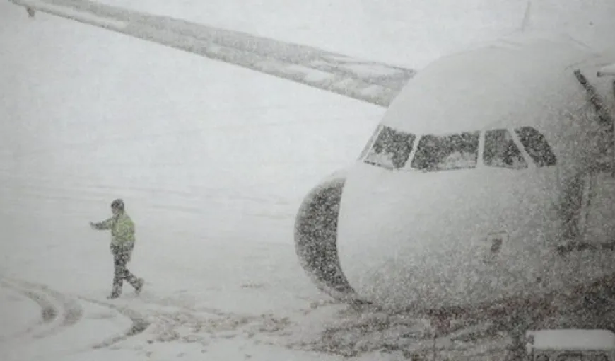 TAROM şi Austrian Airlines au anulat mai multe zboruri din cauza vremii. Întârzieri la decolare pe aeroporturi UPDATE