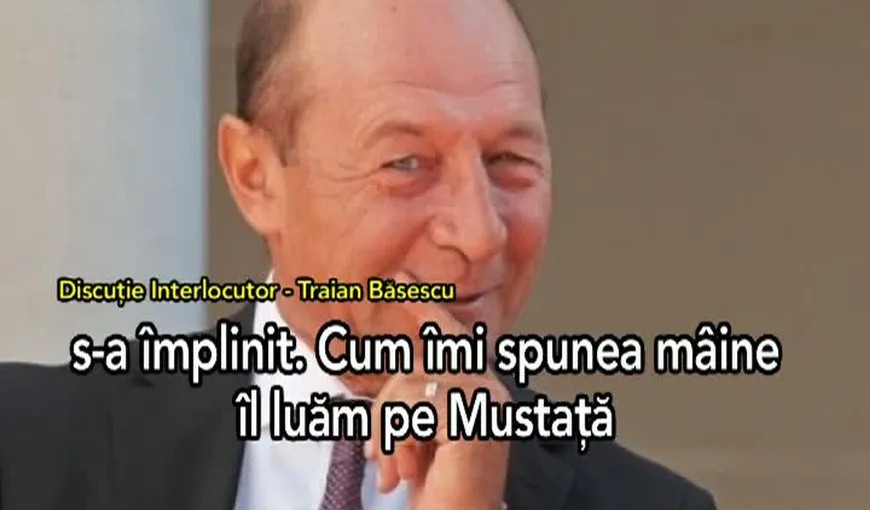 Înregistrare explozivă cu Traian Băsescu din biroul său: „Să-l vezi ce spectaculos e Coldea când trage concluzii” VIDEO