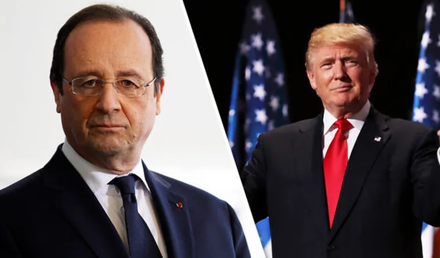 Mesajul dur al preşedintelui Francois Hollande pentru Donald Trump