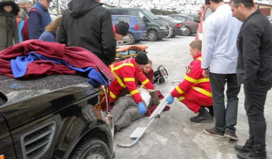 Directorul IML Cluj, inconştient după ce a alunecat pe gheaţă