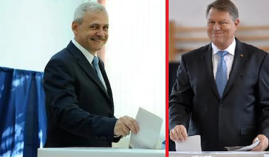 Bătălia referendumurilor. Klaus Iohannis şi Liviu Dragnea consultă populaţia la foc automat VIDEO