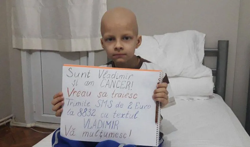 Cancerul îl poate răpune! La doar 8 ani, Vladimir duce o luptă între viaţă şi moarte