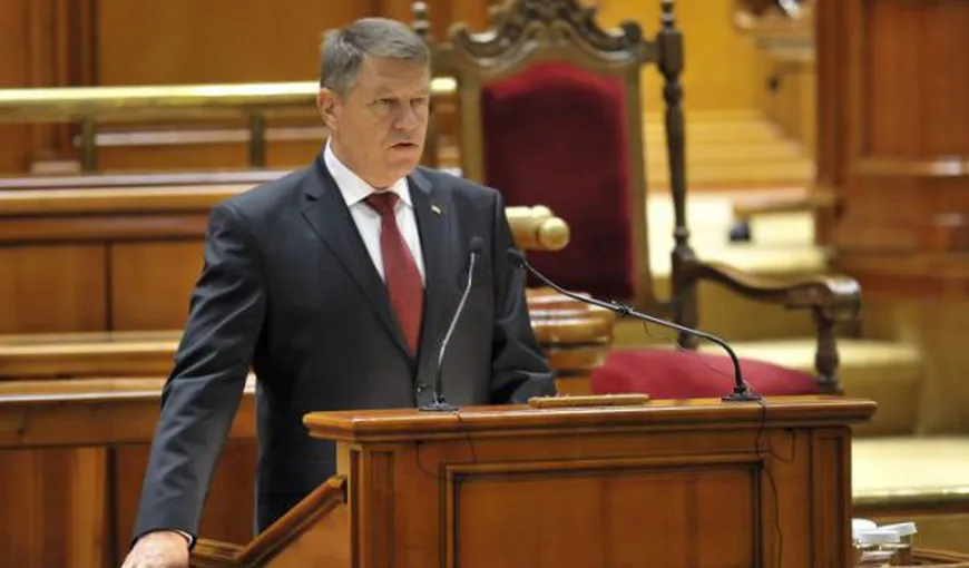 Scrisoarea preşedintelui Iohannis privind referendumul şi bugetul de stat intră vineri în procedură parlamentară