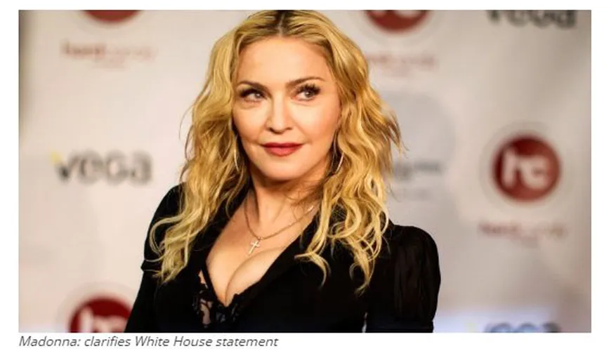 Madonna revine asupra ideii de a arunca în aer Casa Albă: „A fost o metaforă”