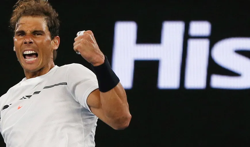 AUSTRALIAN OPEN 2017. Rafa Nadal, prima semifinală de Grand Slam, după 2014. Poate juca finala cu Federer