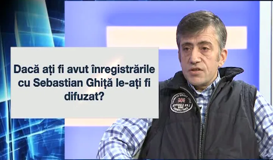 Ovidiu Zara, despre libertatea presei în cazul Ghiţă: Datoria oricărui jurnalist este să publice informaţiile de interes general