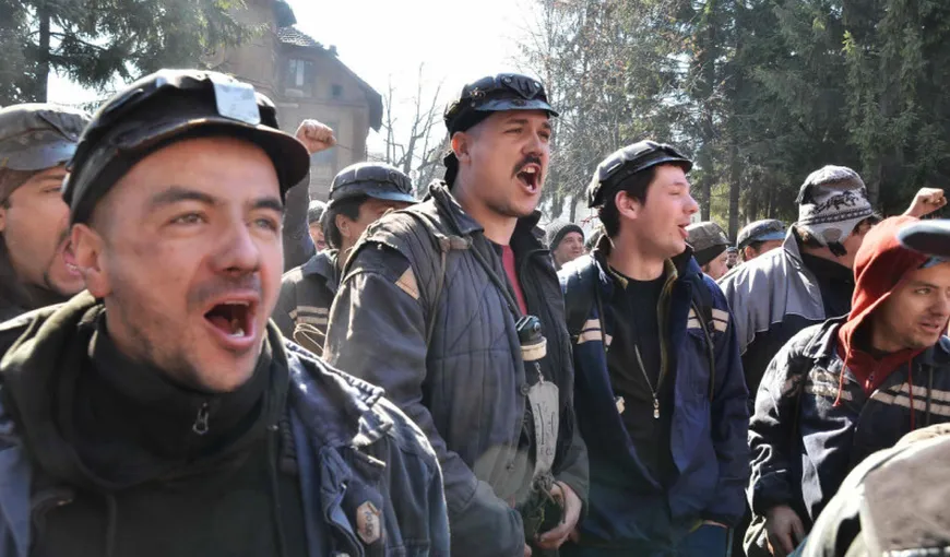 Trei lideri sindicali ai minerilor din Valea Jiului au intrat în greva foamei