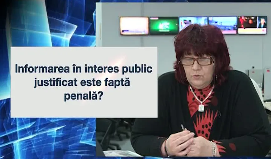 Simona Ionescu, despre libertatea presei în cazul Ghiţă: Nu există niciun temei legal pentru a se deschide dosar penal