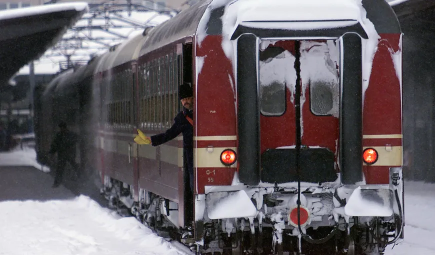 LISTA trenurilor CFR ce vor fi ANULATE din cauza vremii. Se va circula în condiţii de iarnă în perioada următoare