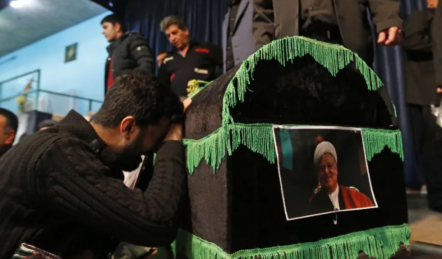 Zeci de mii de persoane au participat la funeraliile fostului preşedinte Rafsanjani