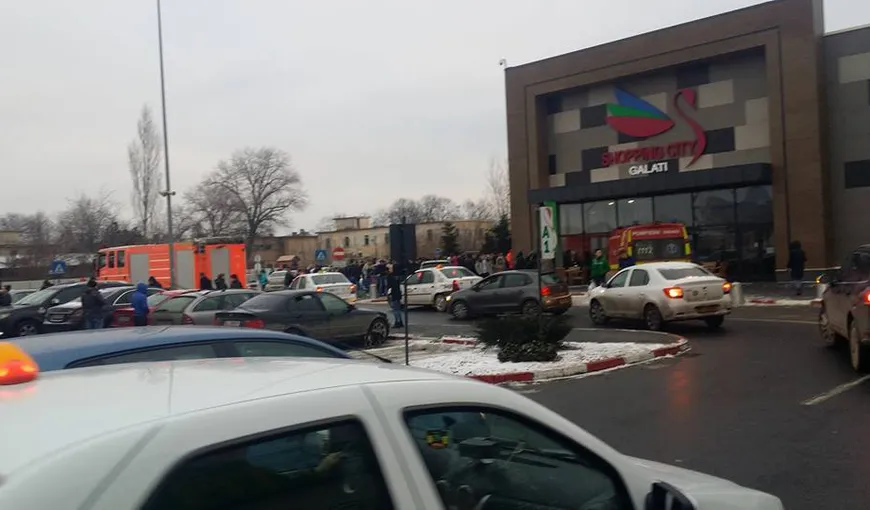 Alertă cu bombă într-un mall din Galaţi s-a dovedit a fi una falsă UPDATE