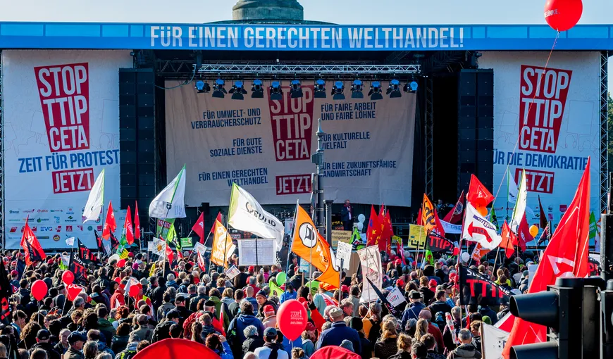 Strasbourg: Petiţie cu 3,5 milioane de semnături împotriva CETA